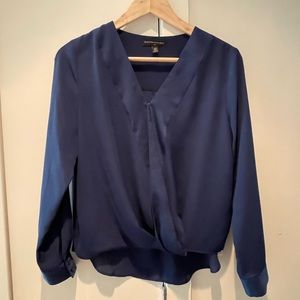 Navy Blue Banana Republic Blouse